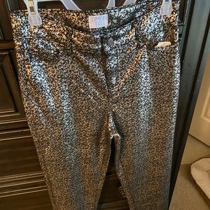Black & silver Pants